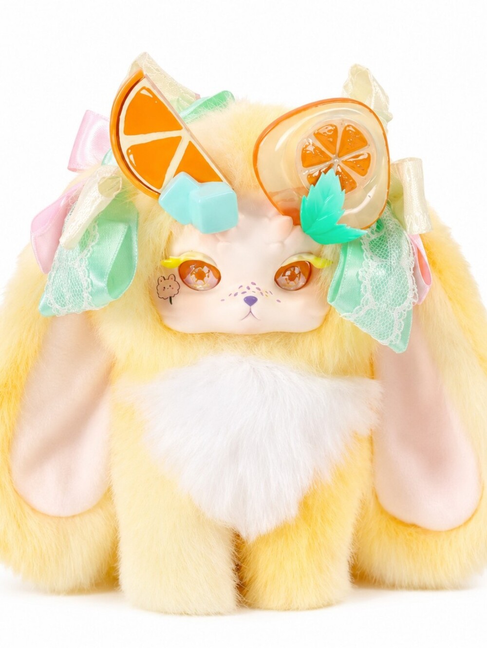 TutuLong Fantasy Creatures Honey Star Drops Series Plush NIB - Ice Orange